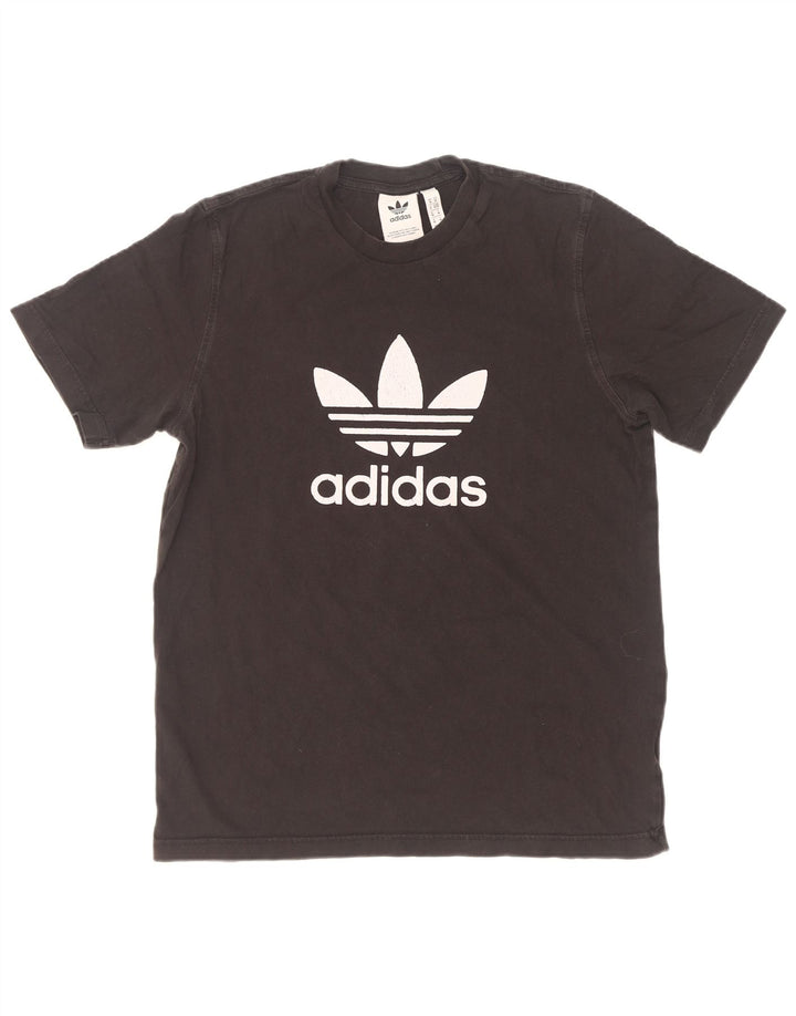Adidas Herren Grafik T-Shirt Top Medium Schwarz Baumwolle