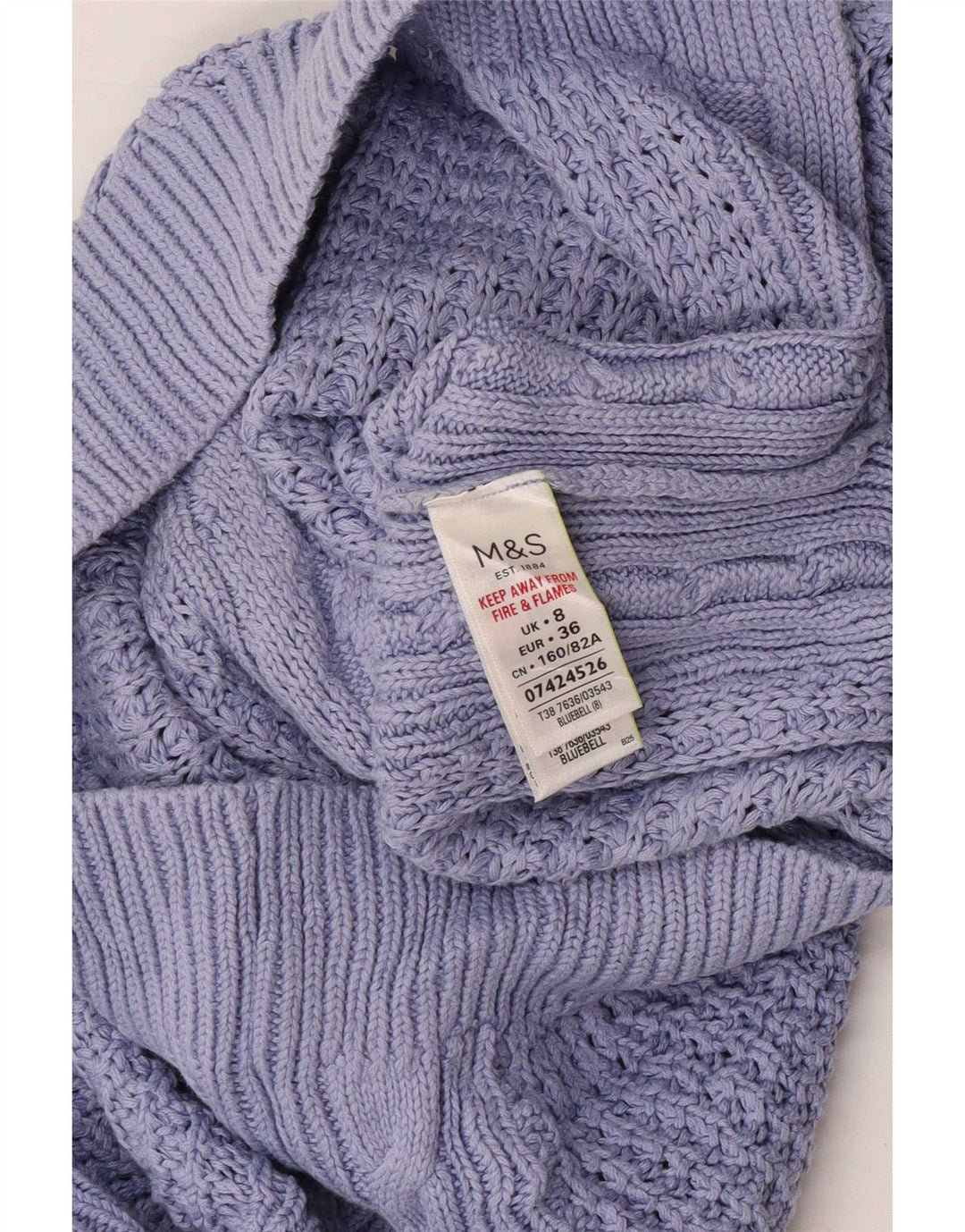 Marks & Spencer Damen-Pullover, übergroß, U-Boot-Ausschnitt, Gr. 8, Lila