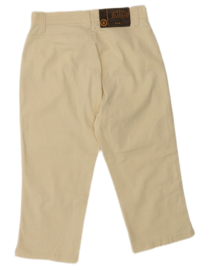 JECKERSON Capri-Hose für Damen, Größe 40, klein, W26, gelbe Baumwolle
