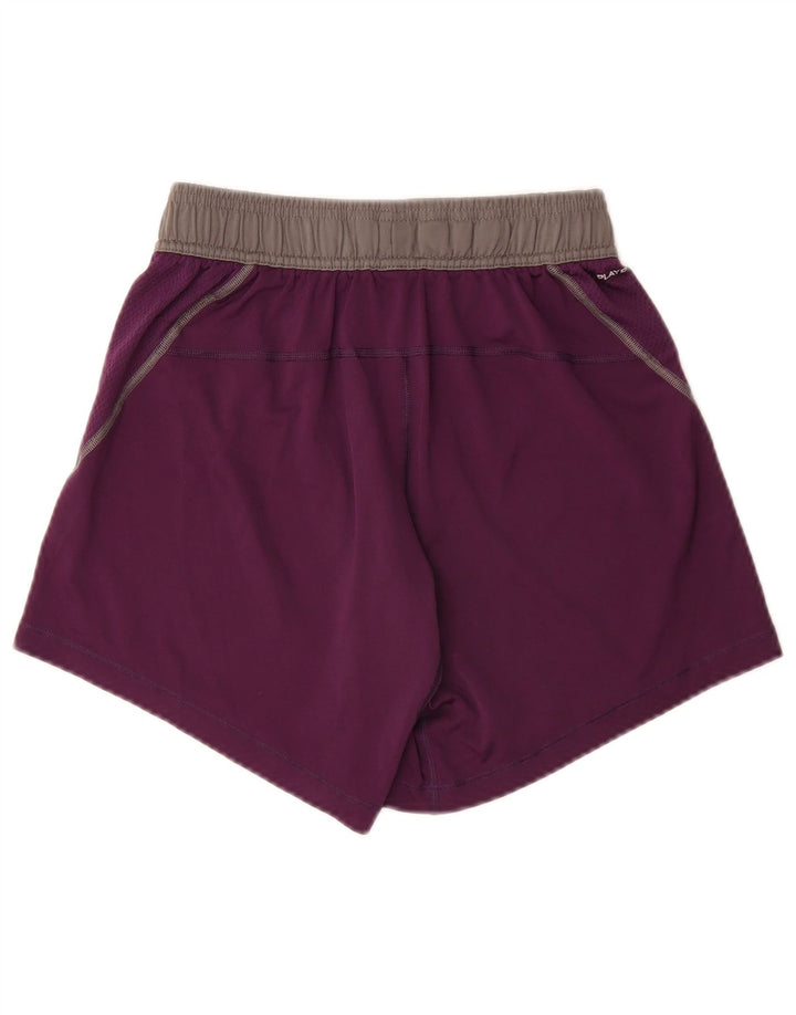 REEBOK Sportshorts für Jungen, 7–8 Jahre, XS, Lila, Farbblock-Polyester