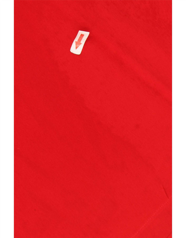 Vintage Damen Bluse Top IT 46 Große rote Seide