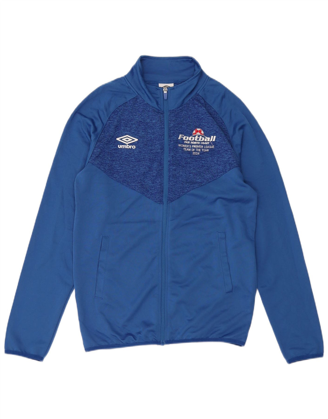 UNDER ARMOUR Mens Graphic Tracksuit Top Jacket Small Blue Flecked
