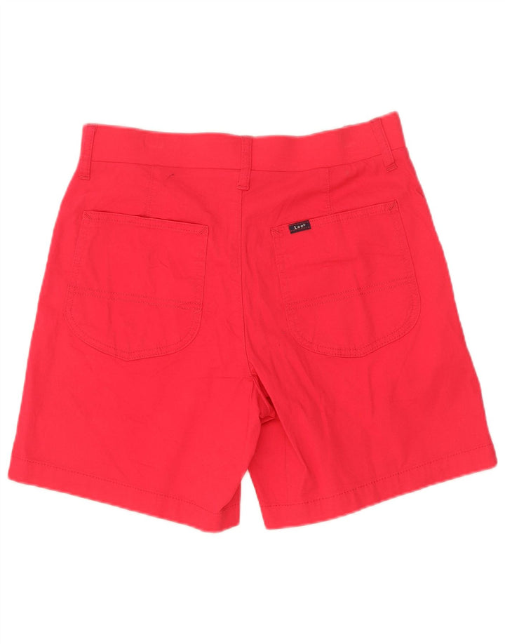 Lee Damen Chinoshorts US 6 Medium W30 Rote Baumwolle