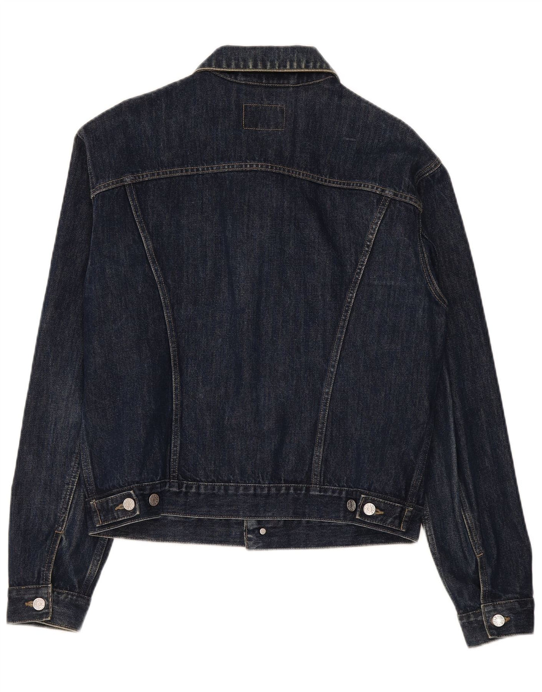 Rifle Damen Jeansjacke UK 20 2XL Marineblaue Baumwolle