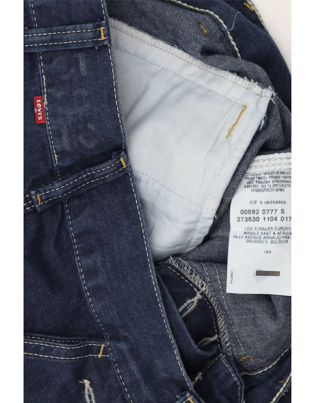 LEVI'S Herren-Denim-Bermudashorts, Größe S, W29, Blau, Baumwolle