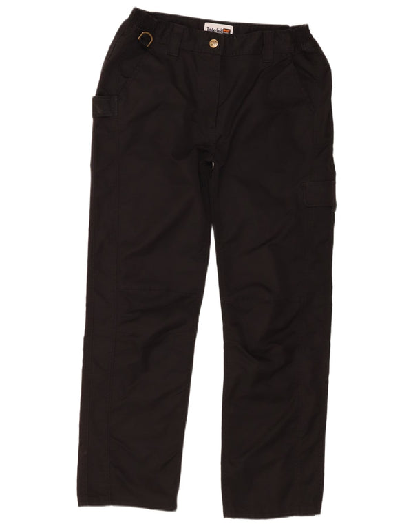 Timberland Gerade Herren-Cargohose, Größe L, W36, L28, Schwarz, Polyester