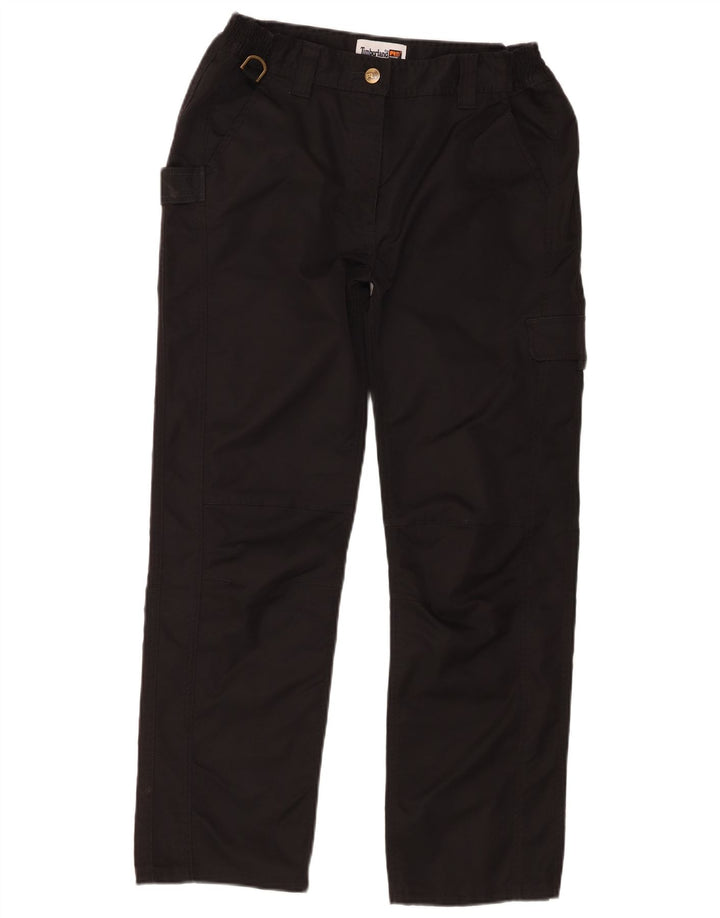 Timberland Gerade Herren-Cargohose, Größe L, W36, L28, Schwarz, Polyester