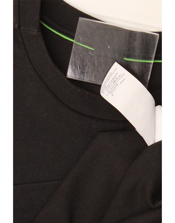 Hugo Boss Herren Sweatshirt Pullover Large Schwarz Polyester