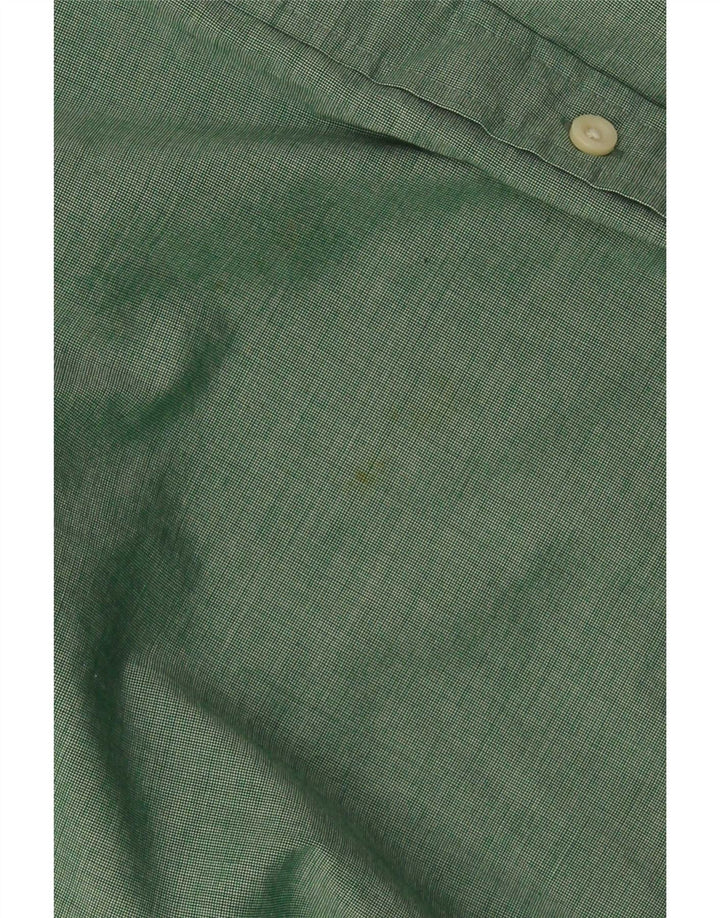 Tommy Hilfiger Herren-Hemd mit klassischer Passform, große grüne Baumwolle