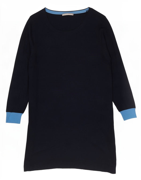Marks & Spencer Damen Pulloverkleid UK 20 2XL Marineblau Farbblock