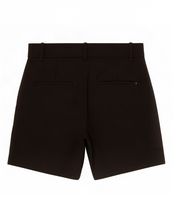 Zara Damen Pegged Chino Shorts Medium W28 Schwarz Polyester