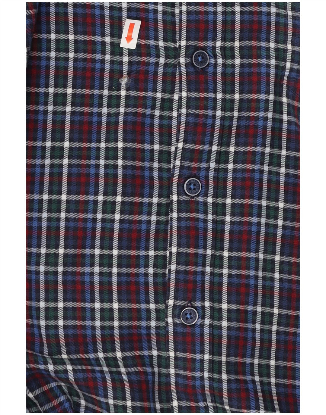 BUGATTI Mens Flannel Shirt Size  43/44 XL Multicoloured Check Cotton