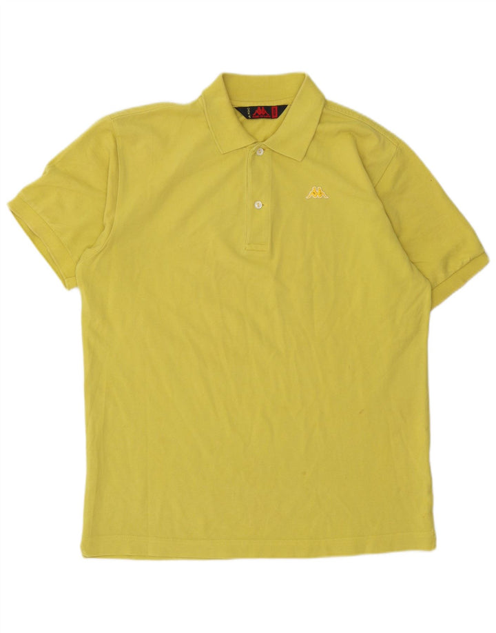 Kappa Herren-Poloshirt aus mittelgelber Baumwolle
