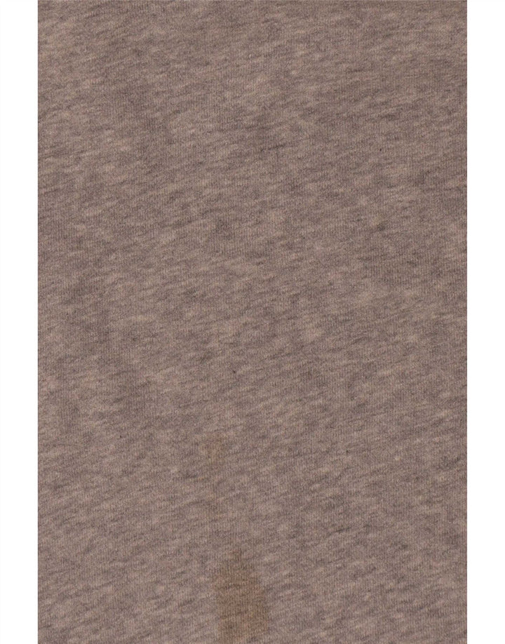 Nike Herren Kapuzenpullover aus mittelgrauer Baumwolle
