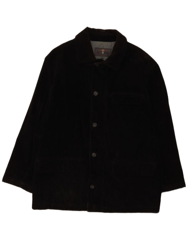 Ivy Oxford Herren Cordjacke IT 56 3XL Schwarz Baumwolle