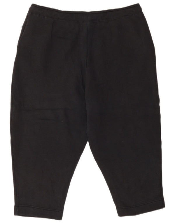 Nike Damen Sportshorts UK 18 XL Schwarz Baumwolle