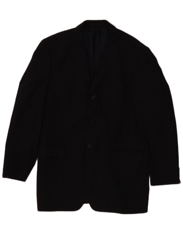 Marks & Spencer Herren-Blazer-Jacke, UK 42, groß, marineblau, gestreift, klassisch