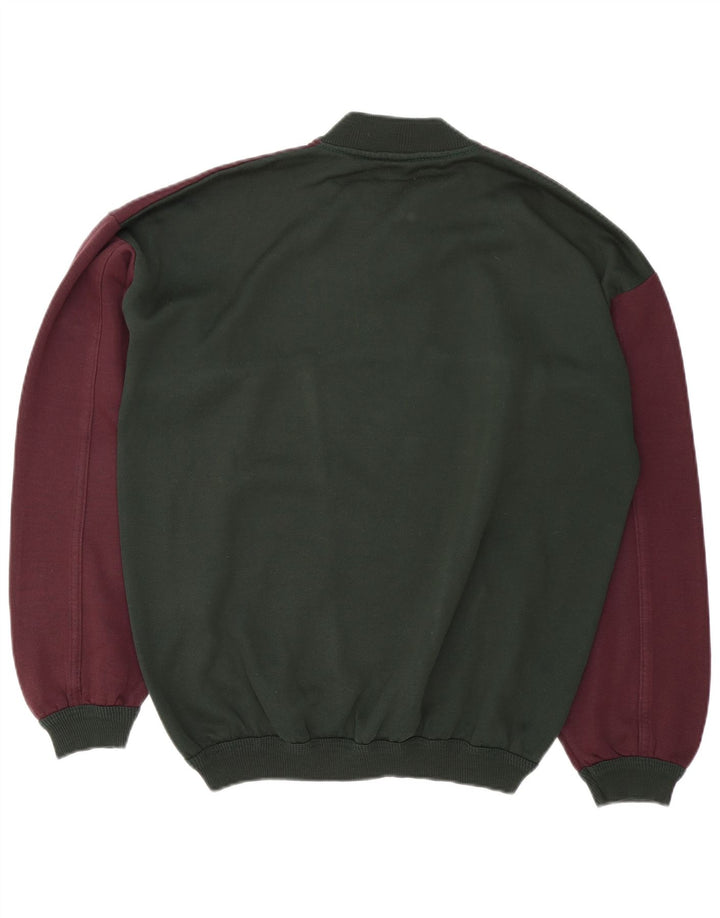 Vintage Herren-Sweatshirt mit Grafik, groß, mehrfarbig, Farbblock
