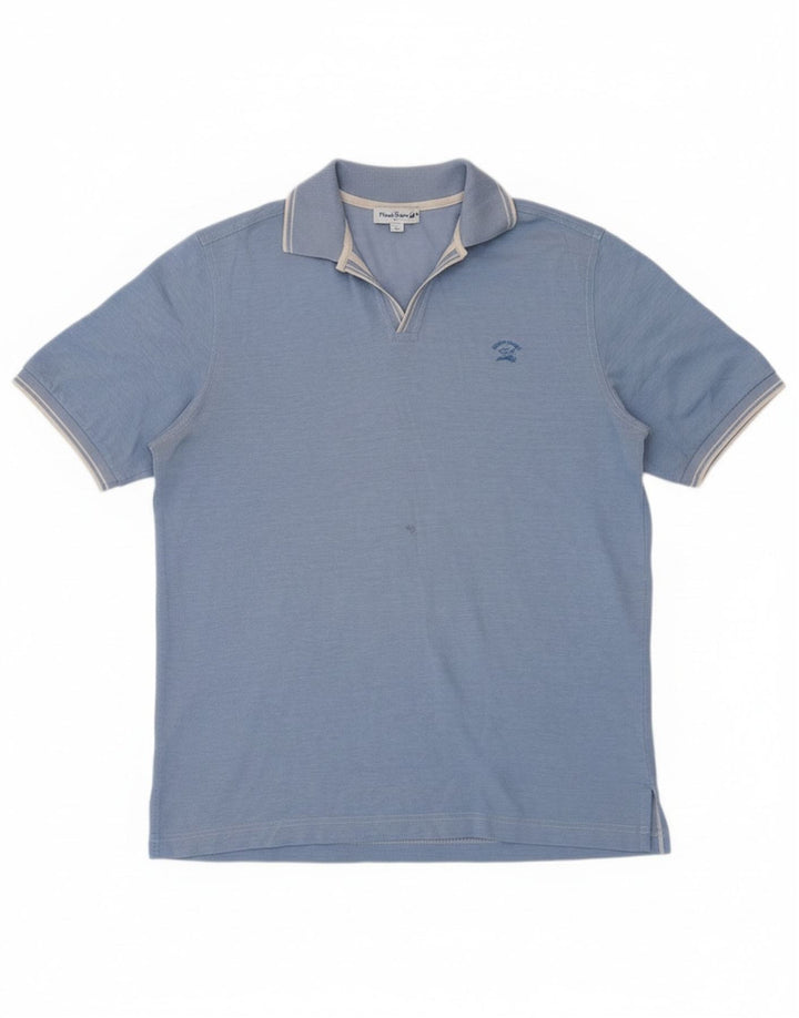 Paul & Shark Herren Poloshirt Mittelblau meliert