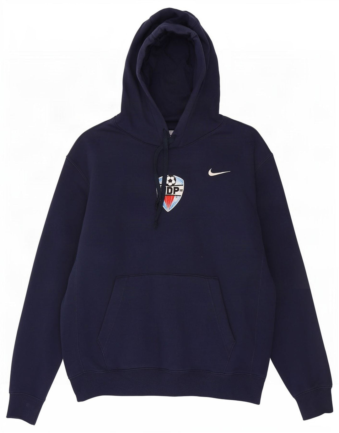 Nike Herren-Hoodie-Pullover aus Baumwolle in mittlerem Marineblau