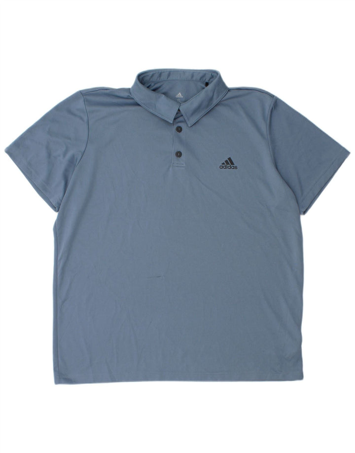 Adidas Herren Aeroready Poloshirt XL Blau Polyester
