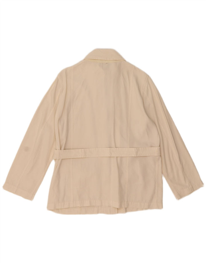 Fay Damen Utility-Jacke UK 14 Medium Off White