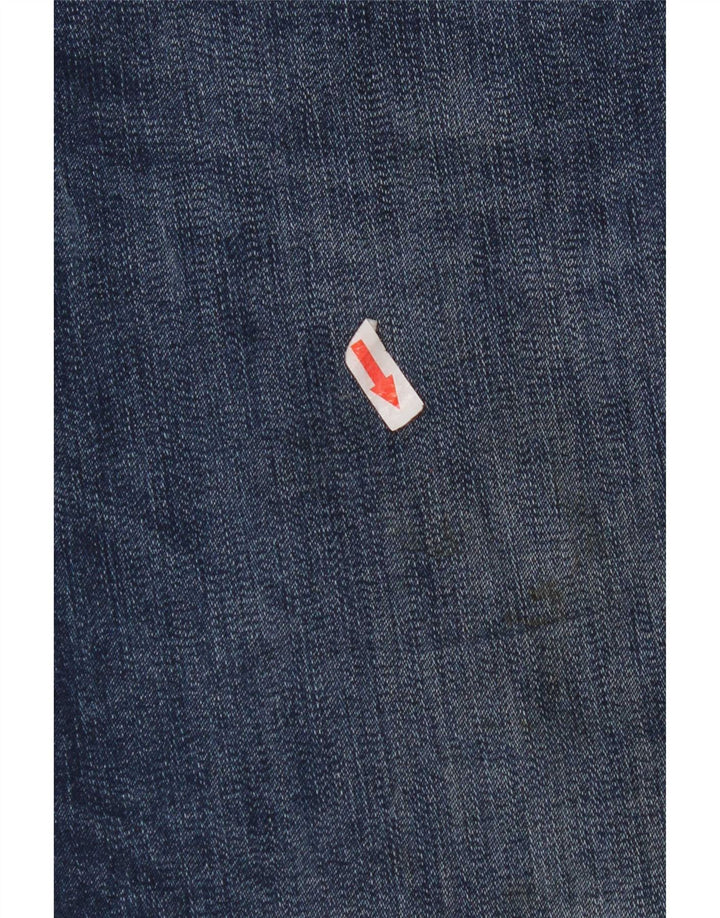 Marks & Spencer Herren Straight Jeans W40 L27 Blaue Baumwolle