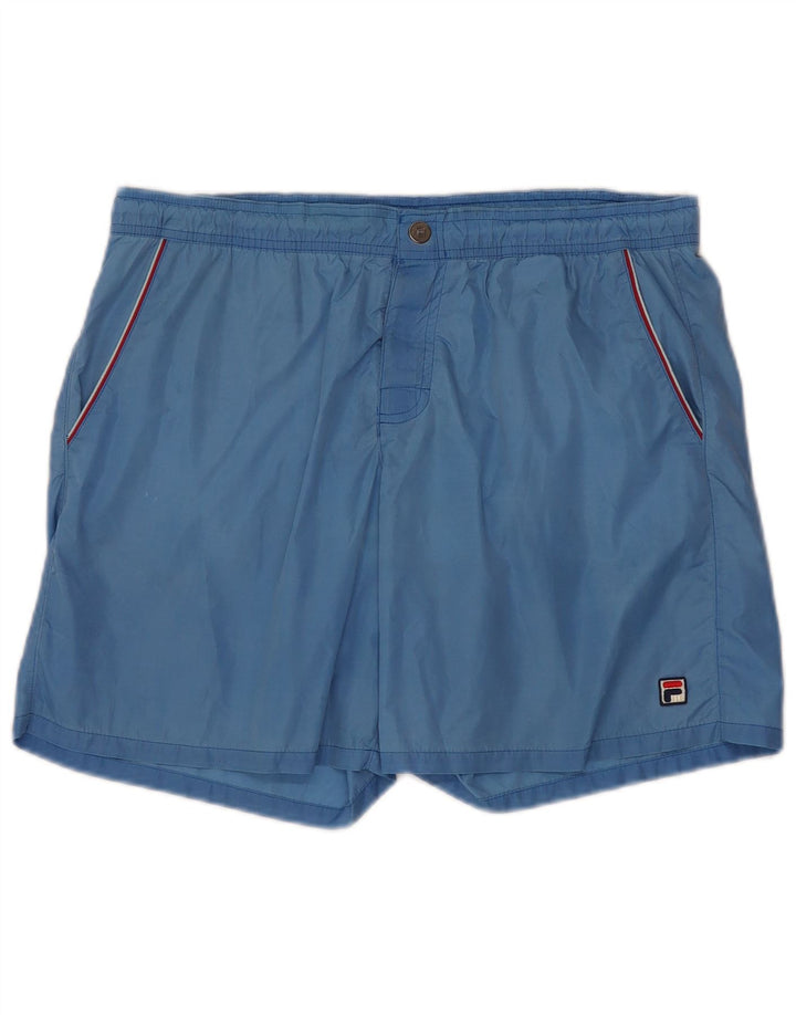 Fila Herren Badeshorts XL Blau Polyamid