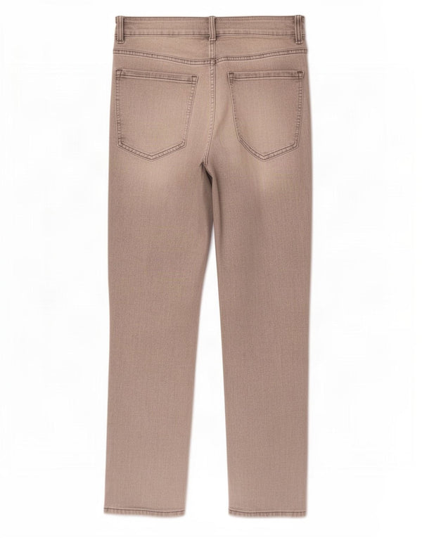 Marks & Spencer Damen The Sienna Straight Jeans UK 12 Medium W30 L28 Grau