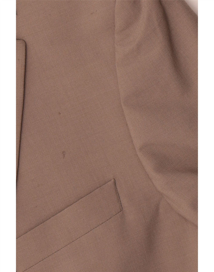 Marks & Spencer Herren-Blazer mit 2 Knöpfen, UK 42, XL, Beige, Polyester