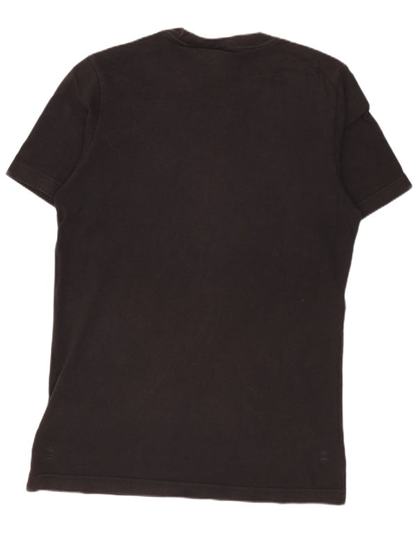 ADIDAS Herren T-Shirt Top Small Schwarz Baumwolle