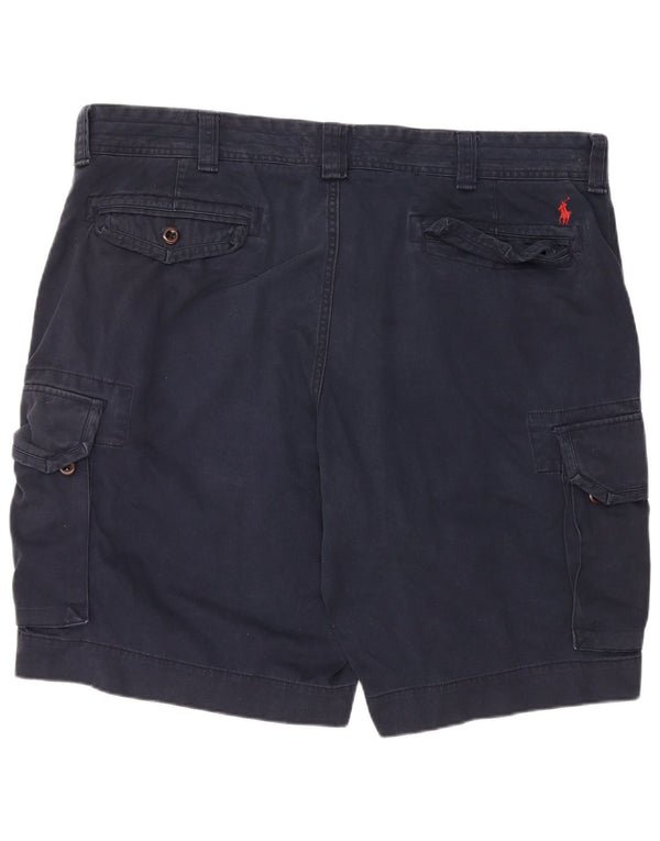 Polo Ralph Lauren Herren Cargoshorts W42 2XL Marineblau Baumwolle