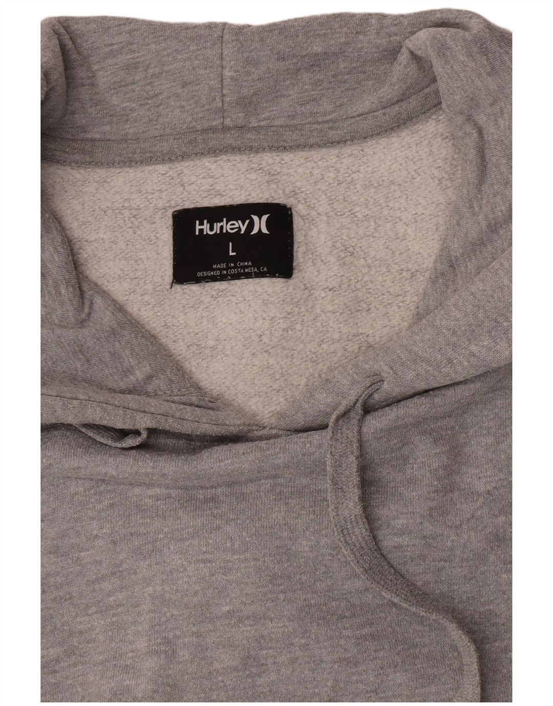 Hurley Herren Kapuzenpullover, Größe L, Grau