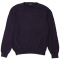Marks & Spencer Herren Blauer Harbor-Pullover mit Rundhalsausschnitt Mittelmarineblau