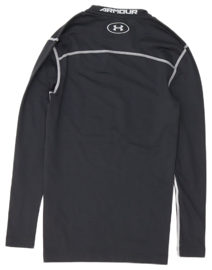 Under Armour Herren Cold Gear Graphic Top Langarm Small Schwarz Polyester