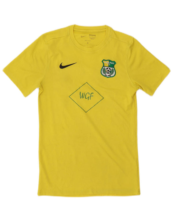 Nike Herren Laurel Park FC Slim Fit Grafik-T-Shirt, Oberteil, Größe S, Gelb