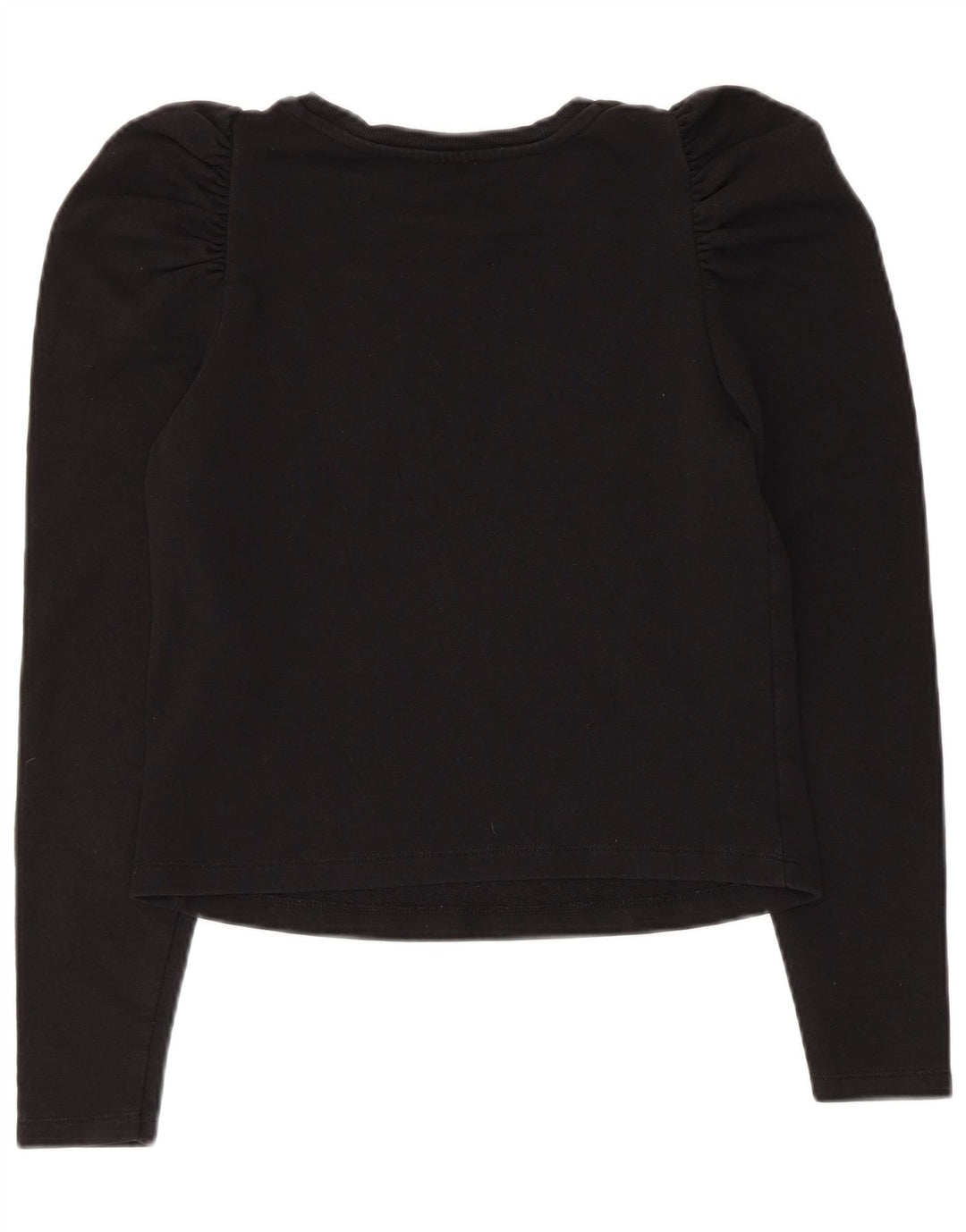 Zara Damen Top Langarm UK 8 Small Schwarz