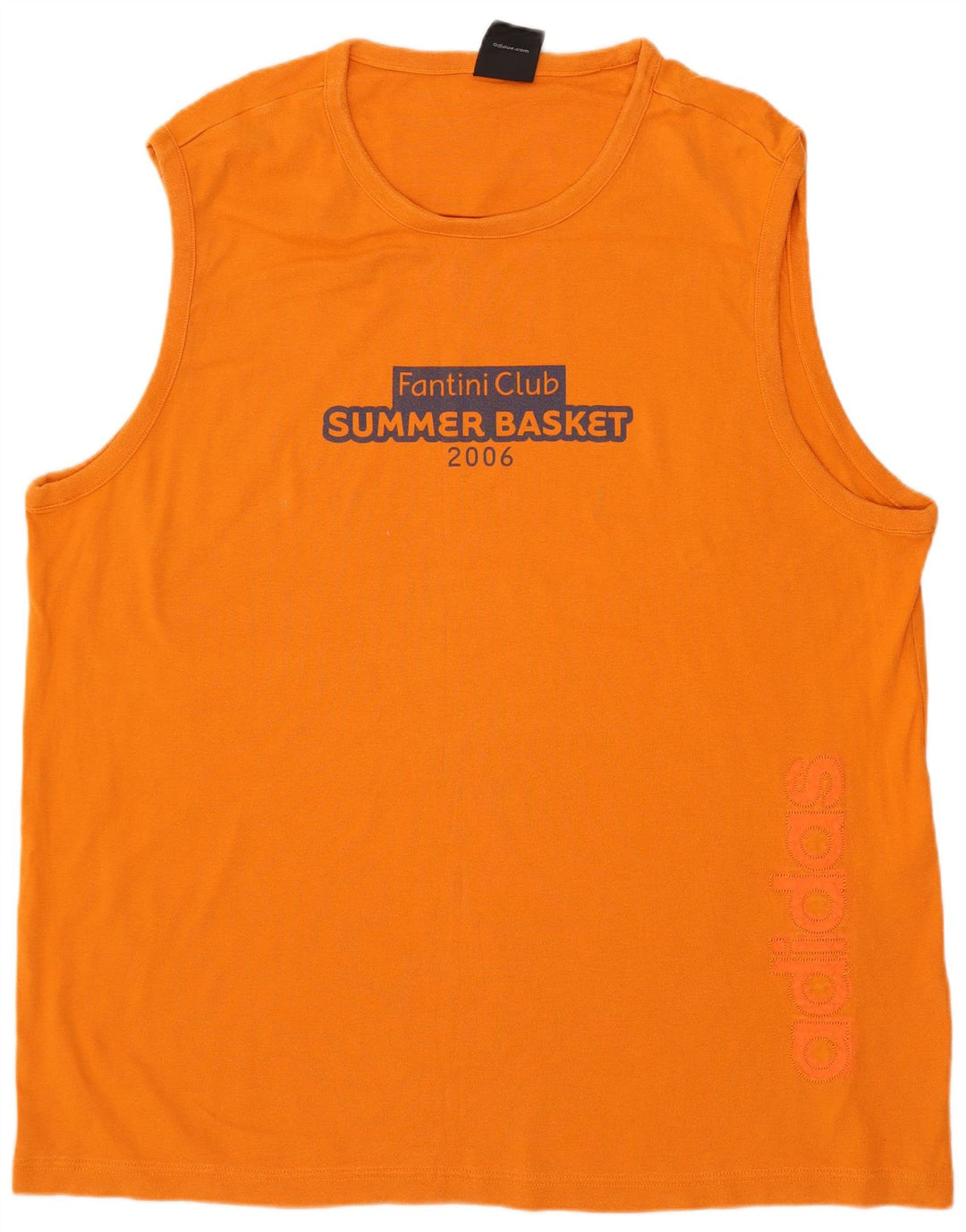 Adidas Herren Graphic Vest Top XL Orange Baumwolle