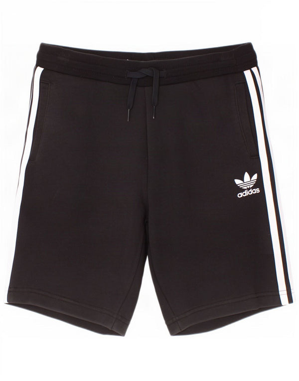 Adidas Sportshorts für Jungen, 11–12 Jahre, schwarze Baumwolle