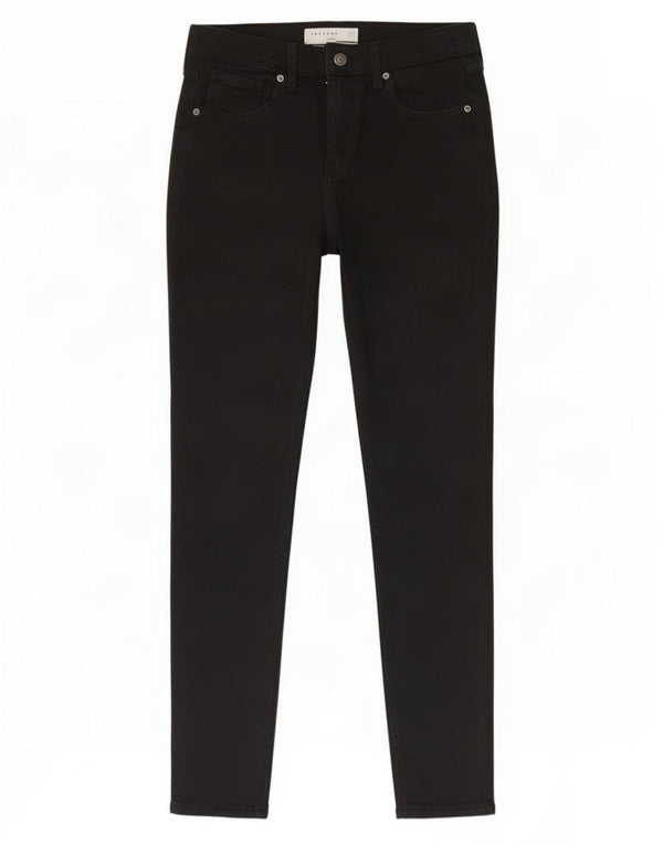 Topshop Womens Jamie Skinny Jeans W26 L27 Black Cotton