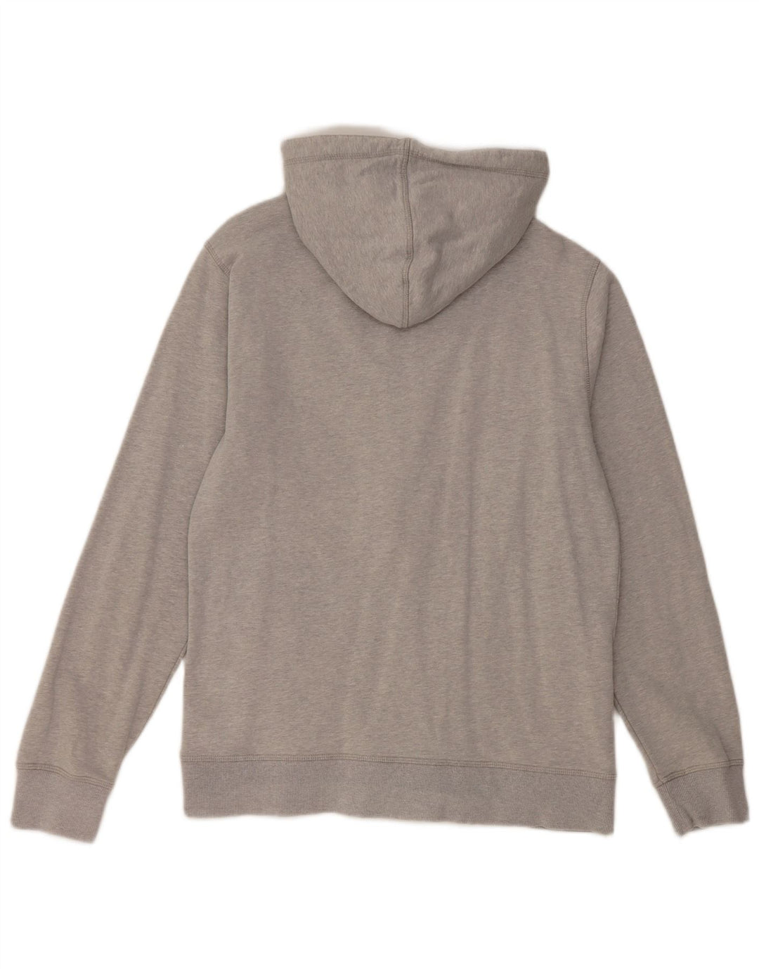 Marks & Spencer Herren Blauer Harbor-Kapuzenpullover mit Reißverschluss aus mittelgrauer Baumwolle