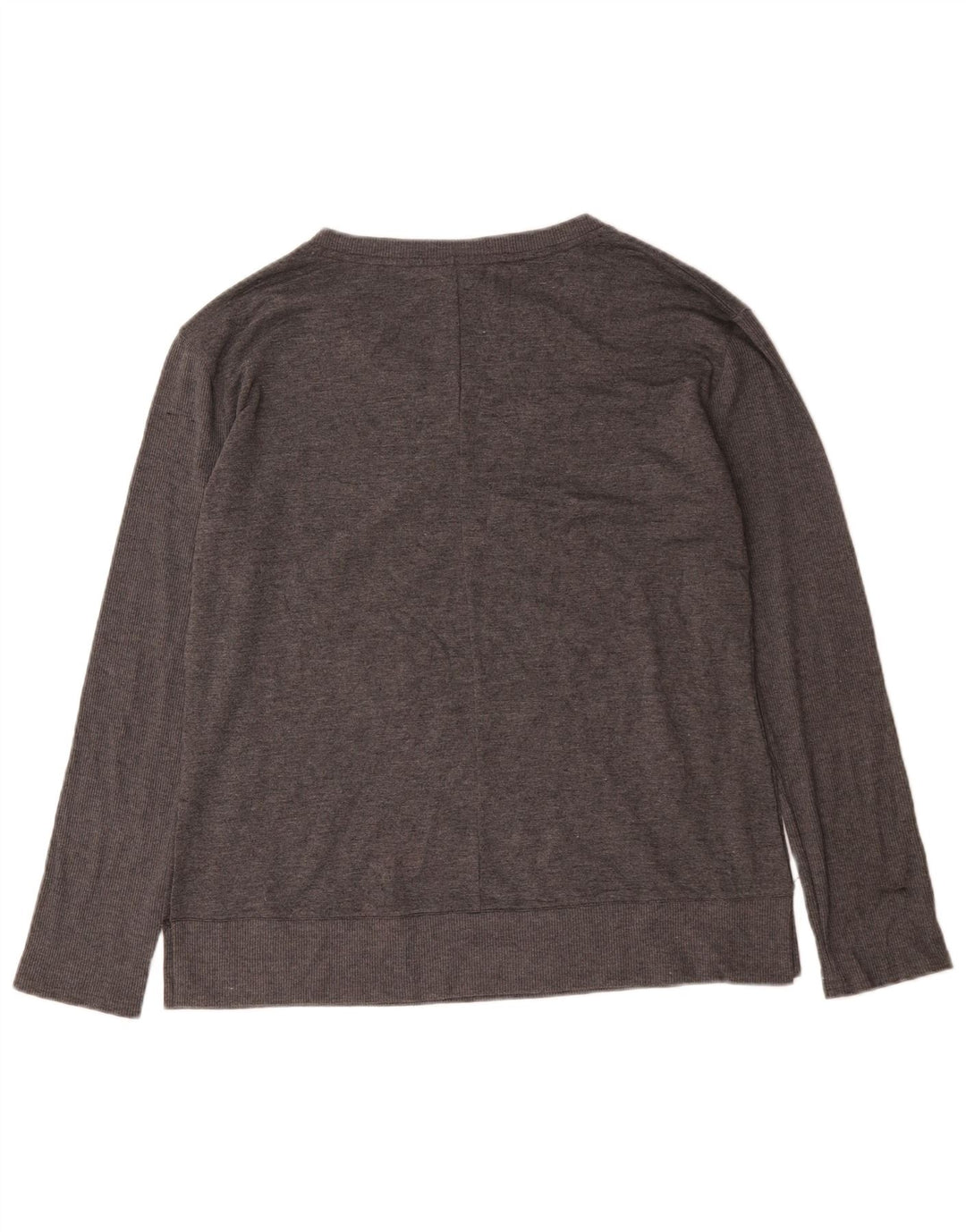 Reebok Damen V-Ausschnitt Pullover Pullover UK 18 XL Grau Polyester