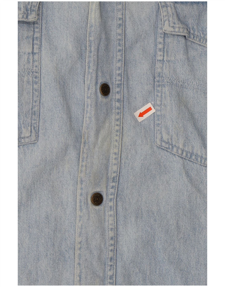 WAMPUM Herren Jeanshemd XL Blau