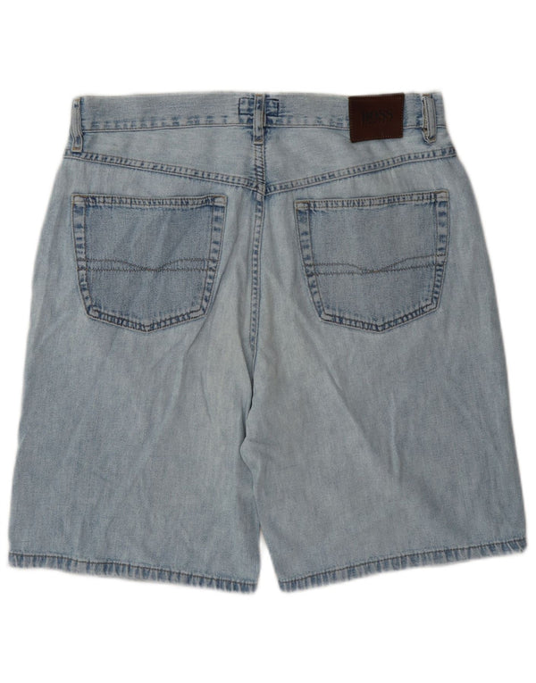 Hugo Boss Herren Jeansshorts W35 Large Blau
