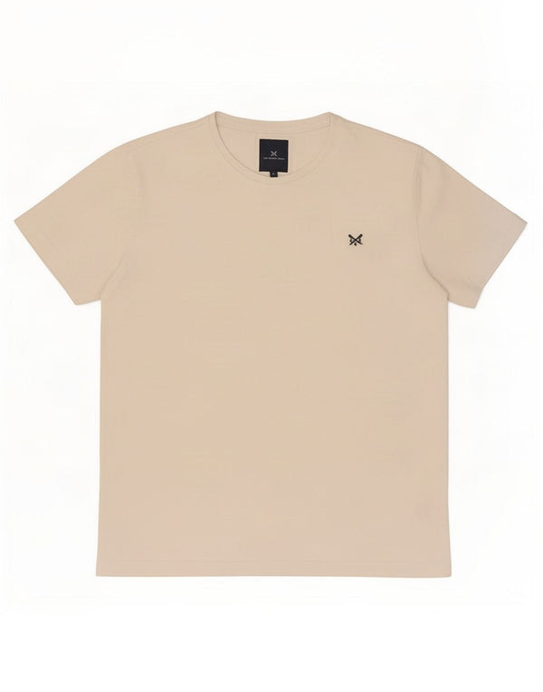 Crew Clothing Mens T-Shirt Top Large White Cotton