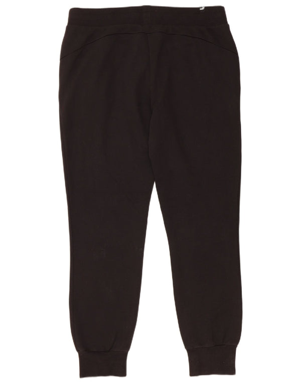 PUMA Damen Trainingshose Jogger UK 16 Large Schwarz Baumwolle
