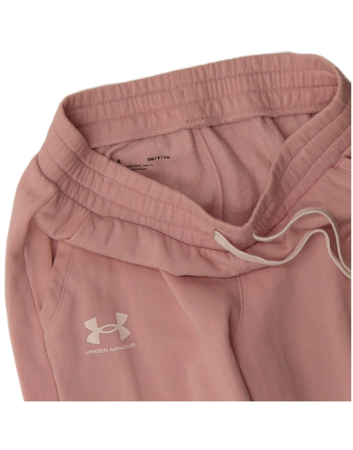 UNDER ARMOUR Damen-Trainingshose, Jogginghose, Größe S, Größe S, Rosa, Baumwolle