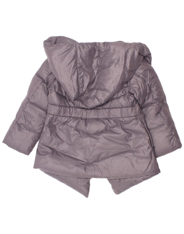 Liu Jo Wattierte Jacke mit Kapuze für Mädchen, 5–6 Jahre, Grau