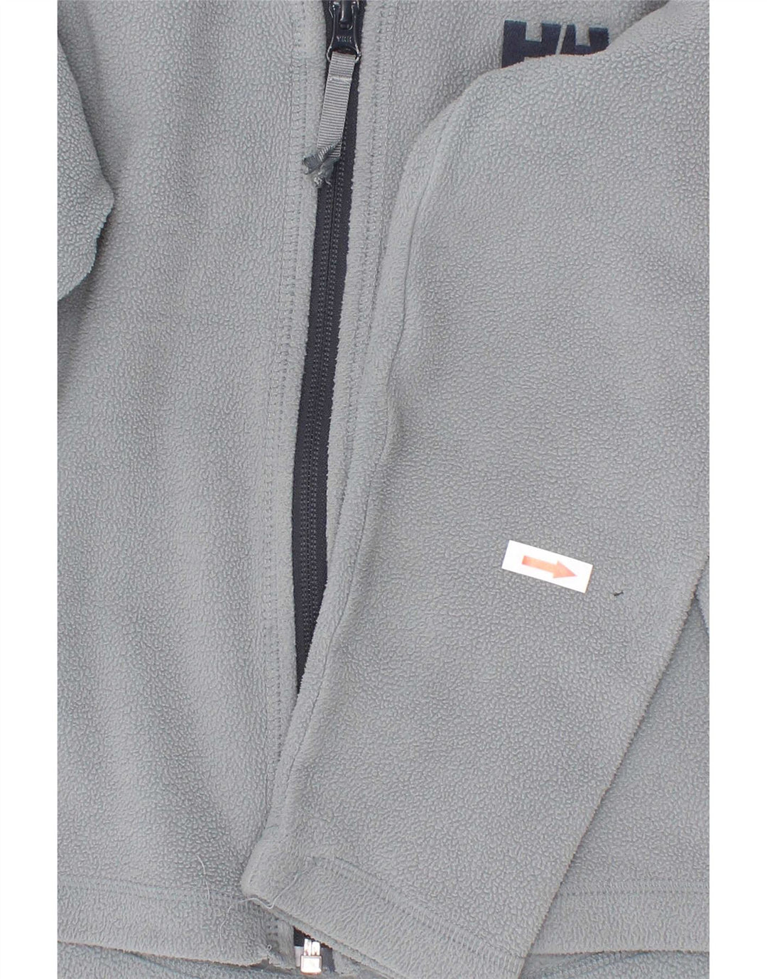 Helly Hansen Fleecejacke für Jungen, 6–7 Jahre, graues Polyester