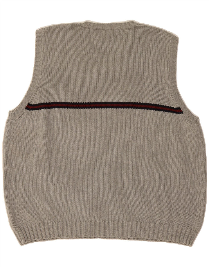 J. CREW Mens Vest Tank Top XL Grey Cotton Vintage J. Crew and Second-Hand J. Crew from Messina Hembry 